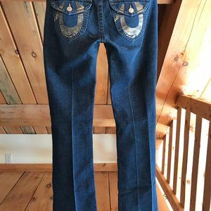 True Religion Becky Jeans w/ Gold Pocket Logo